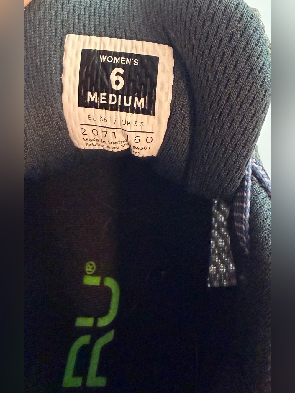 KURU Quantum 2.0 Women's Walking Fitness Sneakers - Size 6 M - Pewter Night Sky - Picture 8 of 12